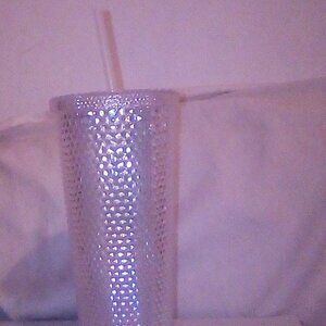 Lage clear sparkle tumbler cup